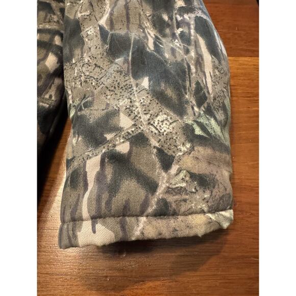 Xl Duxbak Camp Hunting Jacket Camouflage Tree Green Made In USA - Picture 7 of 16